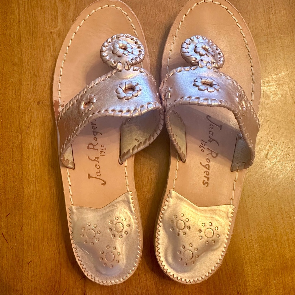 Jack Rogers Women's Rose Gold Sandals